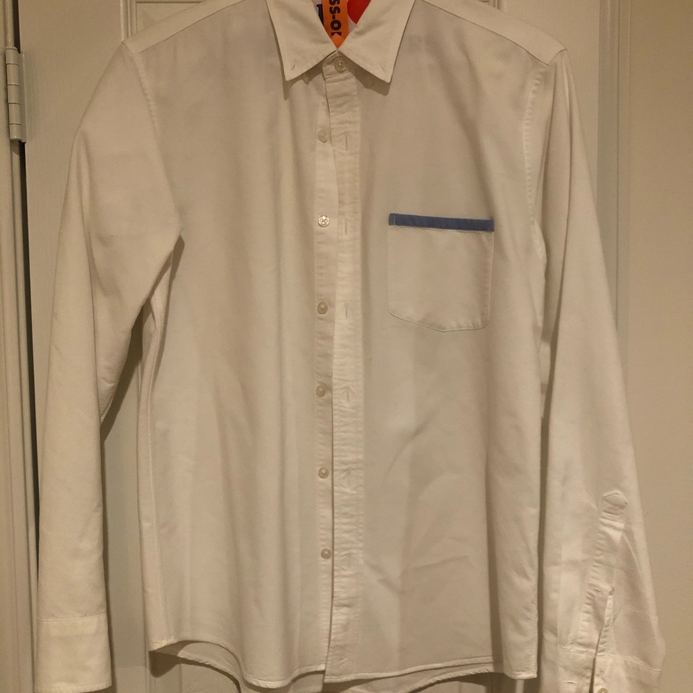 White button down
